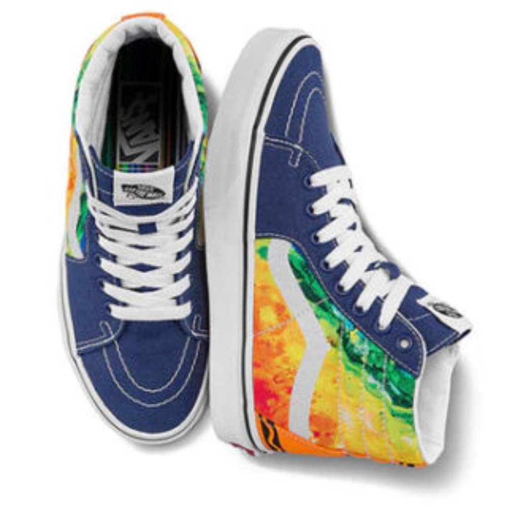 Vans Boy's SK8 Hi Crayola Mashup Melt VNOA5JMJARS NEW with TAGS - Picture 5 of 7